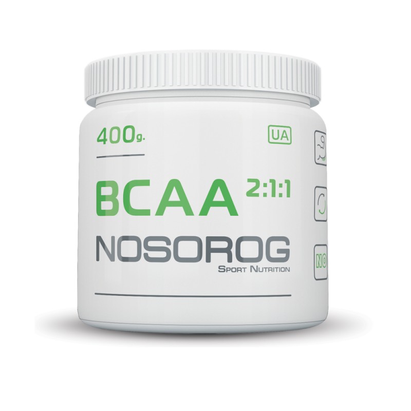 Nosorog BCAA 2:1:1 400 g - зображення 1