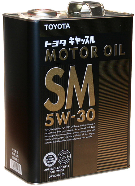 Toyota MOTOR OIL SM 5W-30 4л - зображення 1