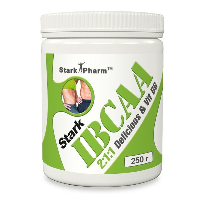 Stark Pharm IBCAA 2:1:1 Delicious & B6 Powder 250 g /40 servings/ Grapefruit - зображення 1