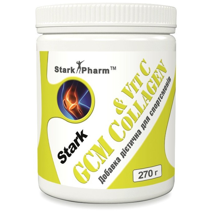 Stark Pharm GCM Collagen & Vitamin C 270 g /90 servings/ Pure - зображення 1