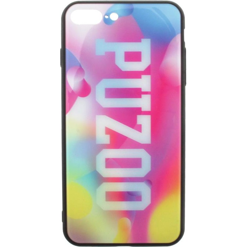 PUZOO Glass Printing with TPU Visions iPhone 7 Plus/8 Plus Pink - зображення 1