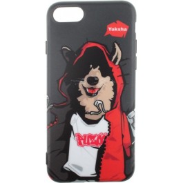   PUZOO TPU Glossy Surface IMD Hip Hop iPhone 7/8 MC Husky Black