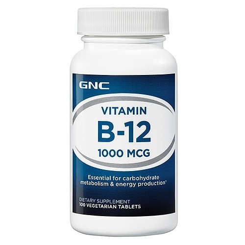 GNC Vitamin B-12 1000 100 tabs - зображення 1