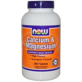   Now Calcium & Magnesium Tablets 250 tabs