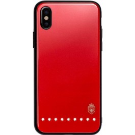   REMAX Batili Series Glass Case iPhone X Red