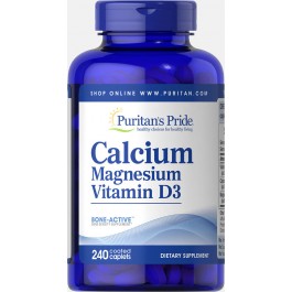 Puritan's Pride Calcium Magnesium with Vitamin D 240 caps