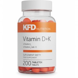 KFD Nutrition Vitamin D3+K2 200 tabs