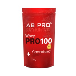   AB Pro PRO 100 Whey Concentrated 1000 g /27 servings/ Клубника