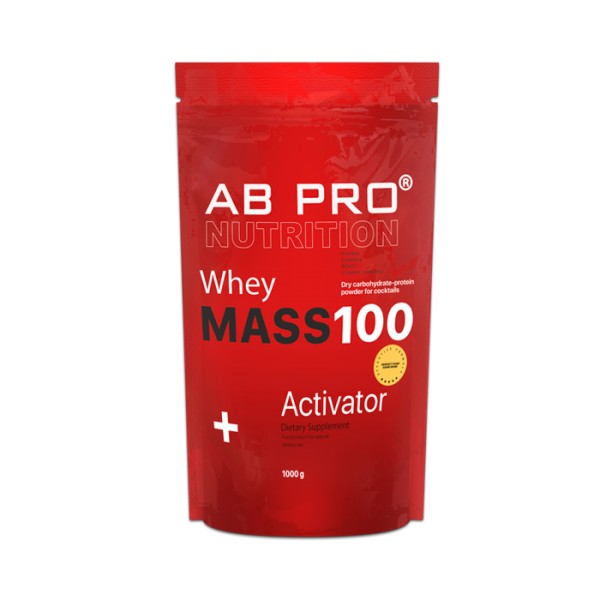 AB Pro MASS 100 Whey Activator 1000 g /8 servings/ Ваниль - зображення 1