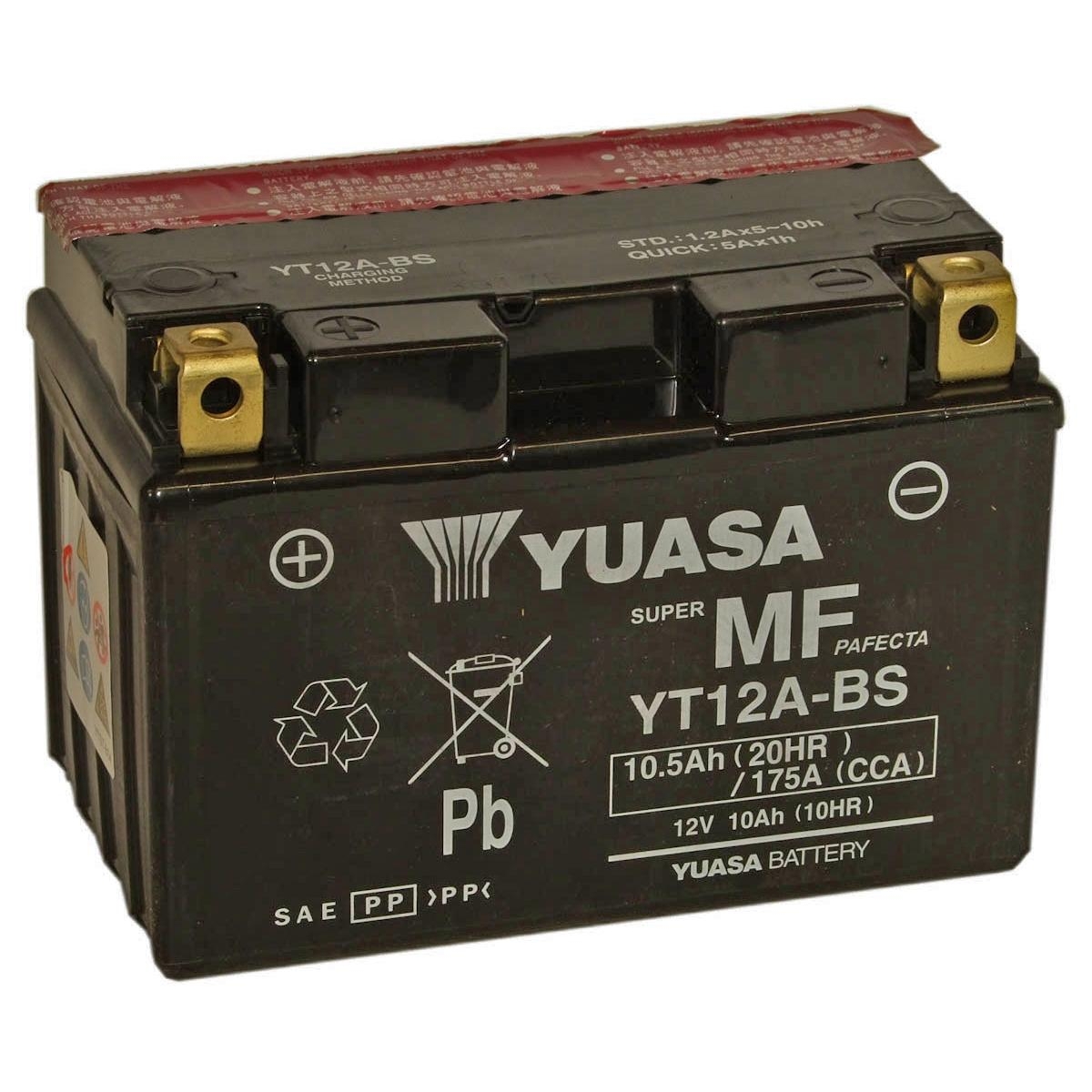 Yuasa YT12A-BS - зображення 1