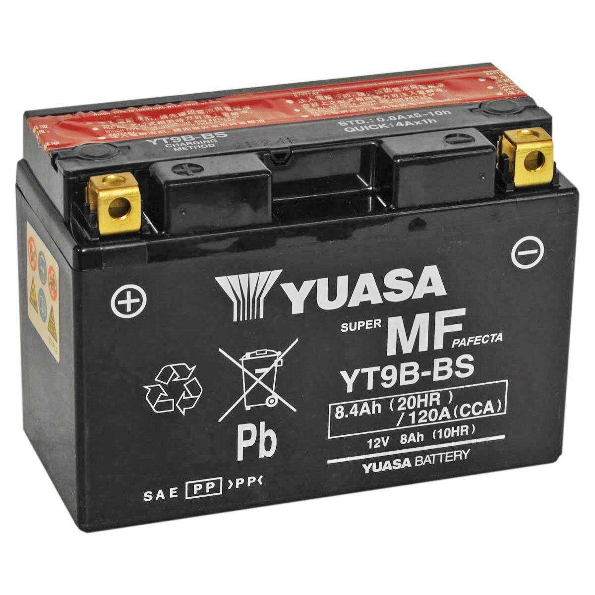 Yuasa YT9B-BS - зображення 1