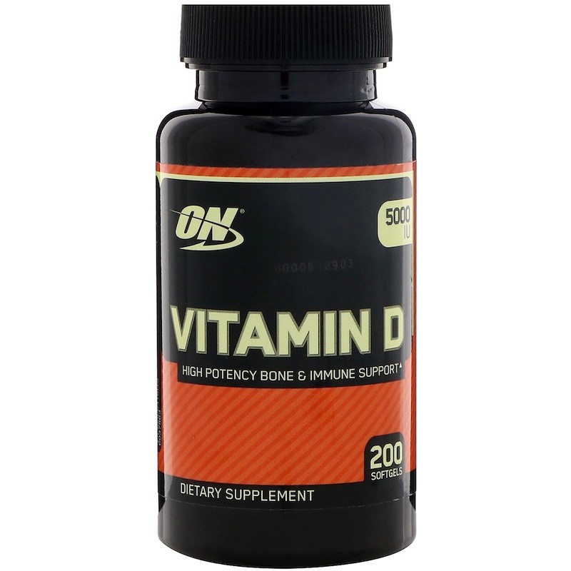 Optimum Nutrition Vitamin D 200 caps - зображення 1