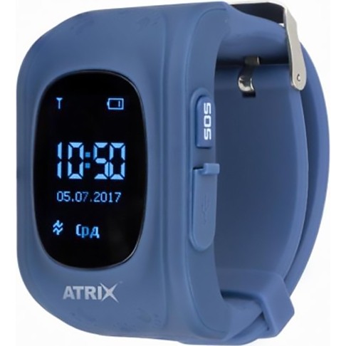 ATRIX Smart watch iQ300 GPS (Dark Blue) - зображення 1