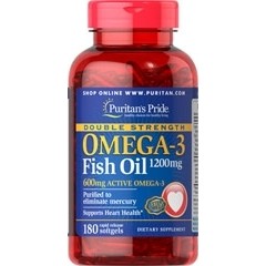   Puritan's Pride Omega-3 Fish Oil 1200 mg 180 caps