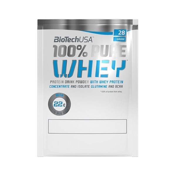 BiotechUSA 100% Pure Whey 28 g /sample/ Bourbon Vanilla - зображення 1