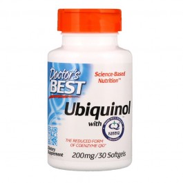 Doctor's Best Ubiquinol featuring Kaneka QH 200 mg 30 caps