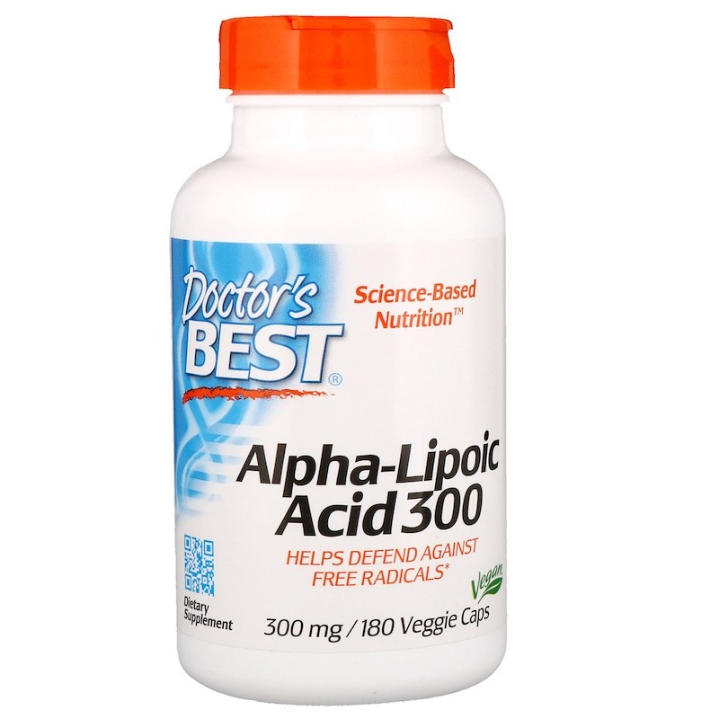 Doctor's Best Alpha-Lipoic Acid 300 mg 180 caps - зображення 1