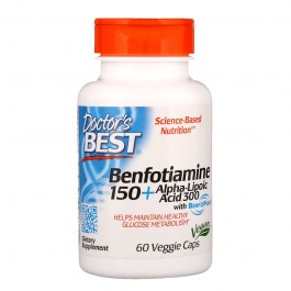   Doctor's Best Benfotiamine 150 + Alpha-Lipoic Acid 300 60 caps