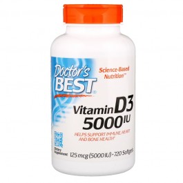 Doctor's Best Vitamin D3 5000 IU 720 caps