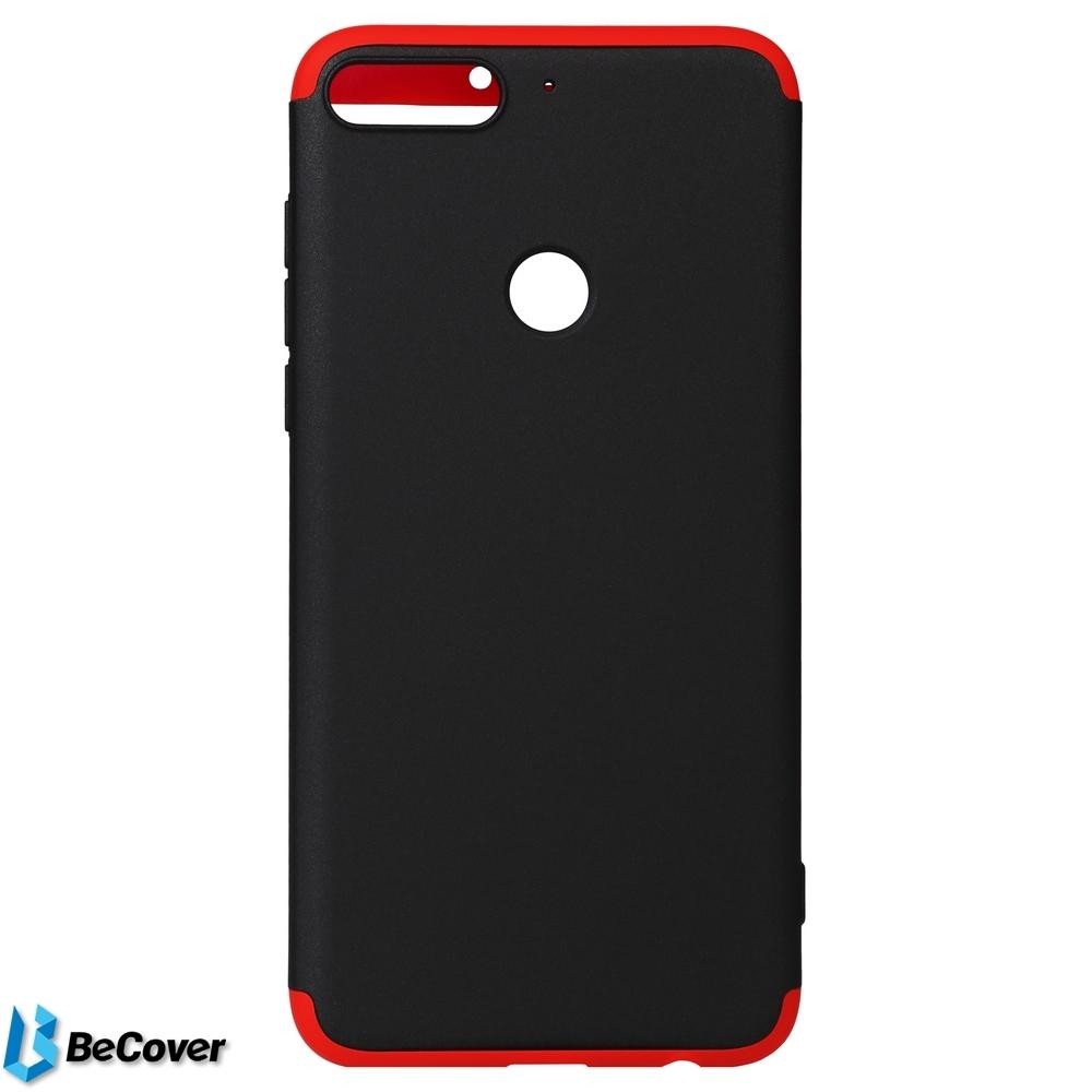 BeCover Super-protect Series для Huawei Y7 Prime 2018 Black/Red (702249) - зображення 1