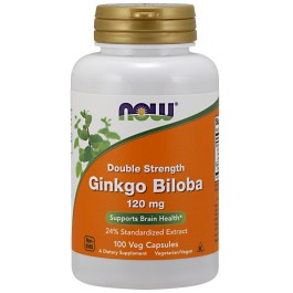   Now Ginkgo Biloba Double Strength 120 mg 100 caps