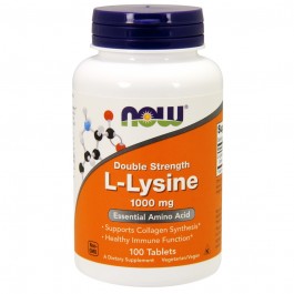 Now L-Lysine Double Strength 1.000 mg Tablets 100 tabs