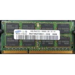 Samsung 4 GB SO-DIMM DDR3 1333 MHz (M471B5273BH1-CH9)