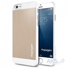 Spigen iPhone 6S/6 Aluminum Fit Series Champagne Gold SGP10945