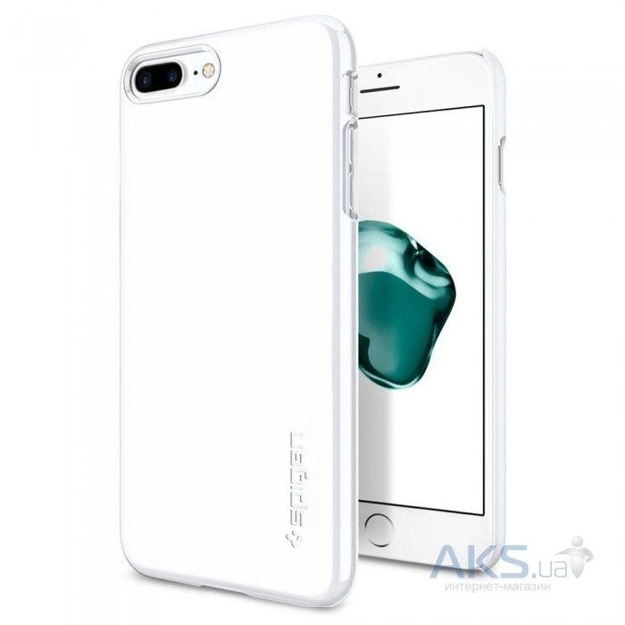 Spigen iPhone 7 Plus Case Thin Fit Jet White 043cs21043 - зображення 1