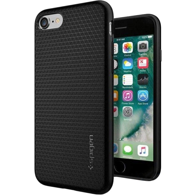 Spigen iPhone 7 Case Liquid Air Armor Black 042CS20511 - зображення 1