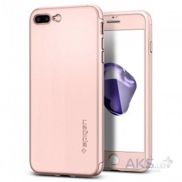 Spigen iPhone 7 Plus Case Thin Fit 360 Rose Gold 043CS21102