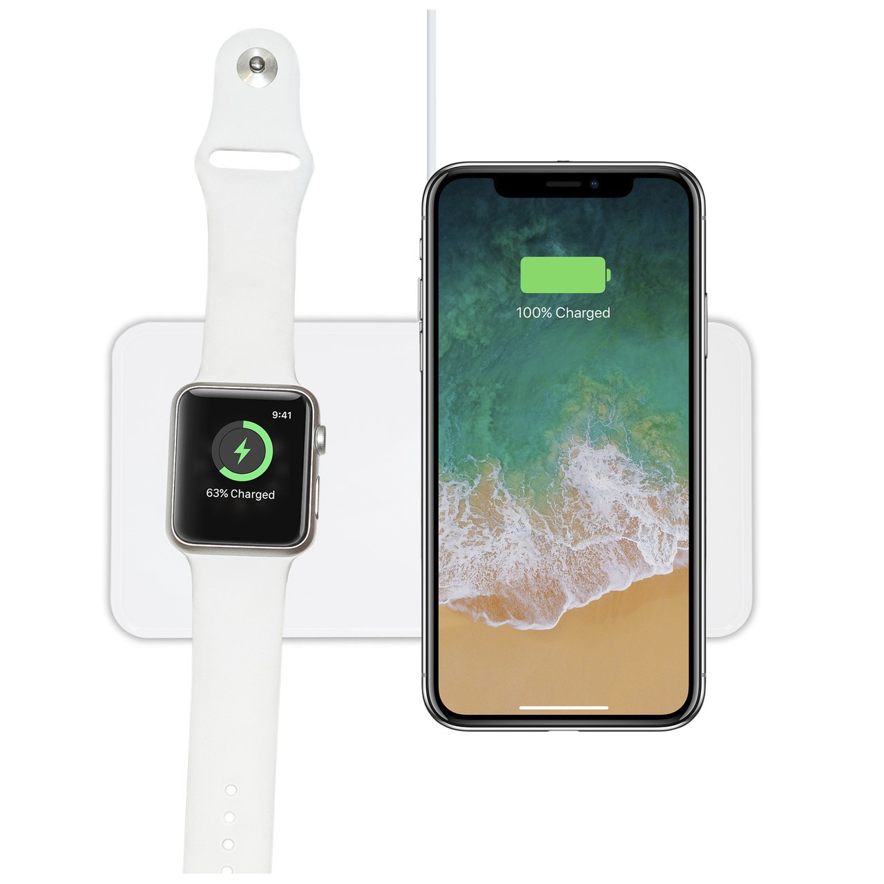 Qitech MINI AIRPOWER APPLE IPHONE APPLE WATCH (QAirMiniP) купить в  интернет-магазине: цены на беспроводное зарядное устройство MINI AIRPOWER  APPLE IPHONE APPLE WATCH (QAirMiniP) - отзывы и обзоры, фото и  характеристики. Сравнить предложения