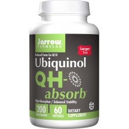   Jarrow Formulas Ubiquinol QH-absorb 200 mg 60 caps