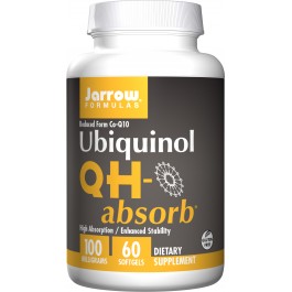   Jarrow Formulas Ubiquinol QH-absorb 100 mg 60 caps