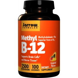 Jarrow Formulas Methyl B-12 2500 mcg 100 tabs Tropical
