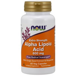   Now Alpha Lipoic Acid Extra Strength 600 mg 60 caps