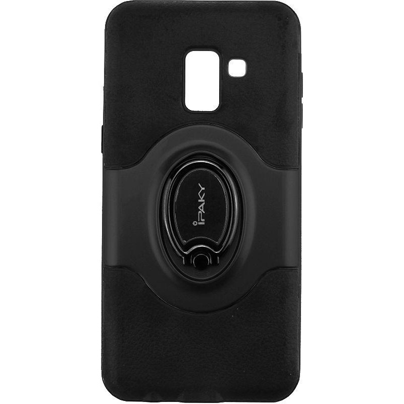 iPaky 360° Free Rotation Ring Holder case Samsung Galaxy A8 A530F Black - зображення 1