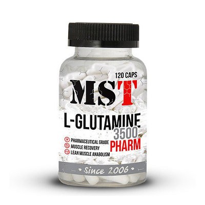 MST Nutrition L-Glutamine 3500 Pharm 120 caps - зображення 1