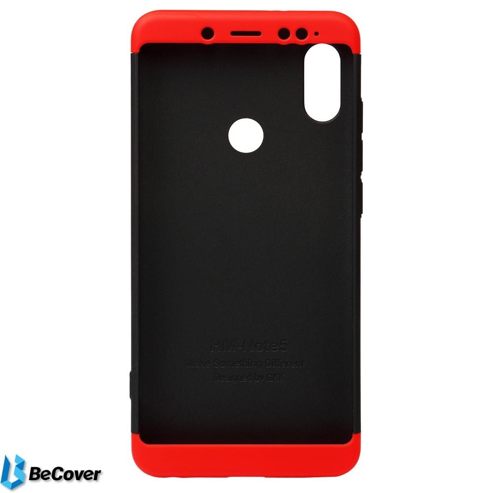 BeCover Super-protect Series для Xiaomi Redmi Note 5/Note 5 Pro Black/Red (702424) - зображення 1