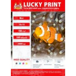 Lucky Print матовая (10X15, 190 г/м2), 100 листов