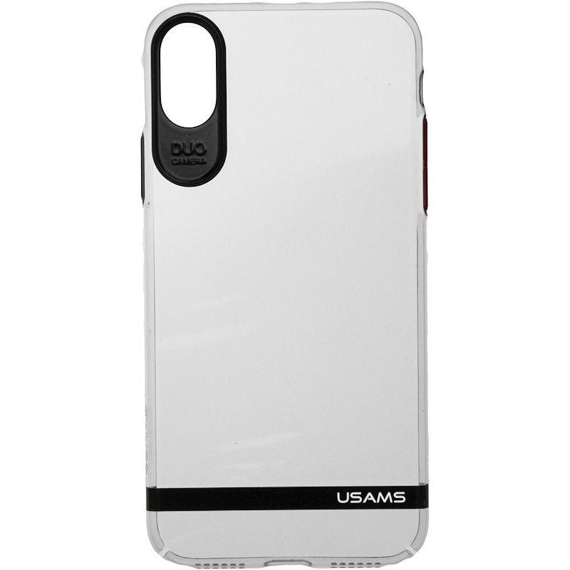 USAMS Q-plating Series iPhone X Black (IPXQD01) - зображення 1