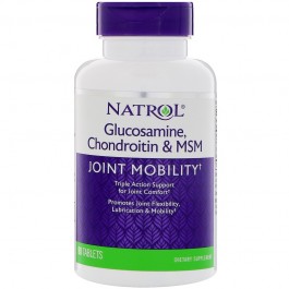 Natrol Glucosamine, Chondroitin & MSM 90 tabs