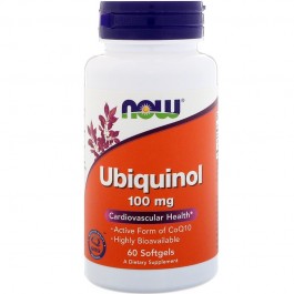   Now Ubiquinol 100 mg Softgels 60 caps