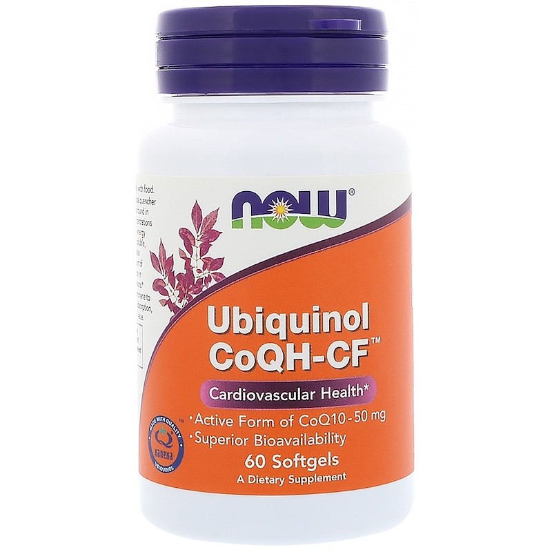 Now Ubiquinol CoQH-CF Softgels 60 caps - зображення 1