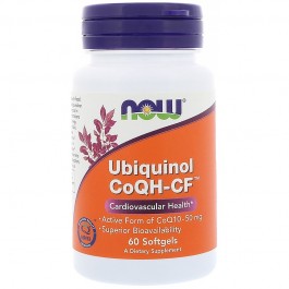   Now Ubiquinol CoQH-CF Softgels 60 caps