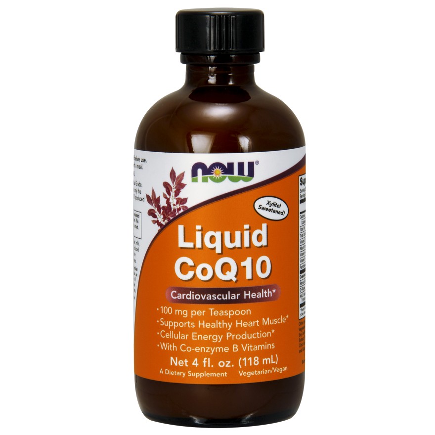 Now Liquid CoQ10 118 ml /24 servings/ Orange - зображення 1