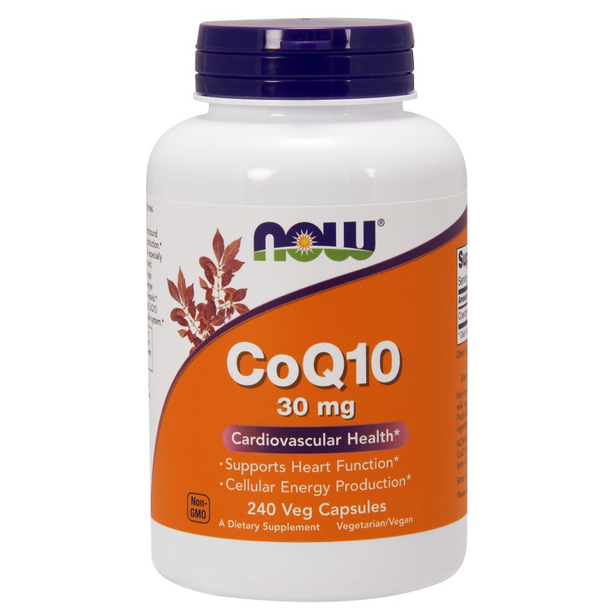 Now CoQ10 30 mg Veg Capsules 240 caps - зображення 1