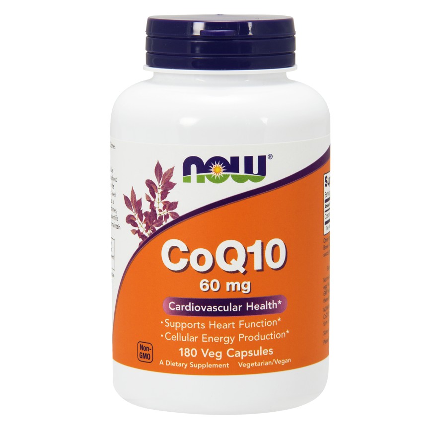 Now CoQ10 60 mg Veg Capsules 180 caps - зображення 1