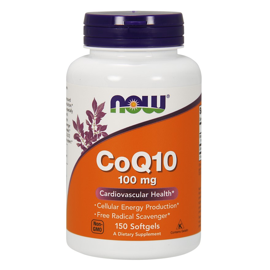 Now CoQ10 100 mg Softgels 150 caps - зображення 1