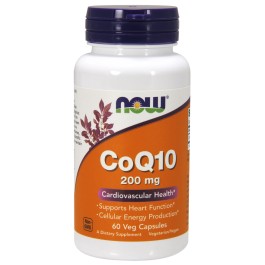   Now CoQ10 200 mg Veg Capsules 60 caps